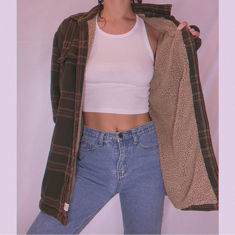 Timberland Plaid Fleece Jacket